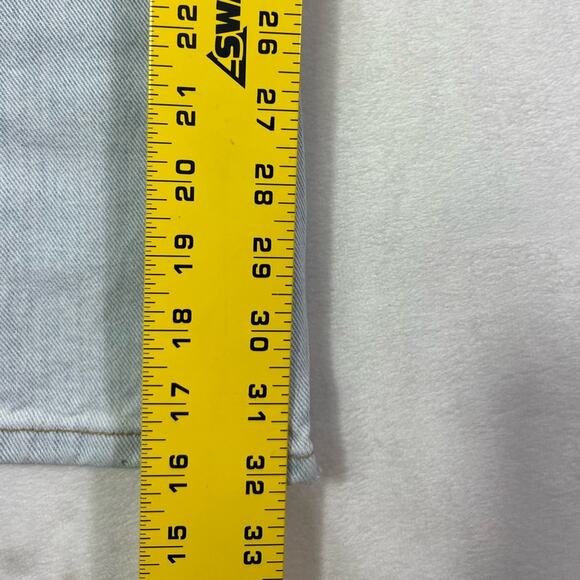Lee Jeans Womens 11 Blue Flare leg Light Wash Denim Vintage Y2K - Picture 12 of 14